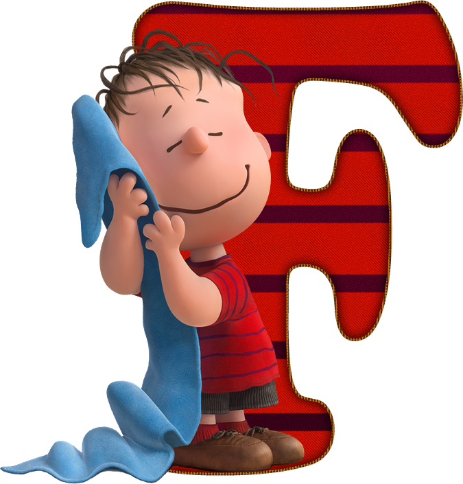 Animated Characterwith Letter F PNG