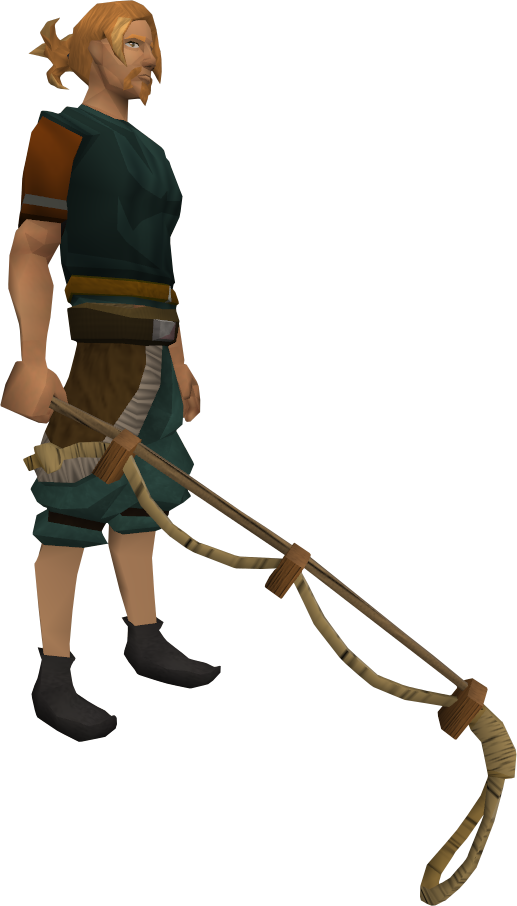 Animated Characterwith Rope Weapon PNG