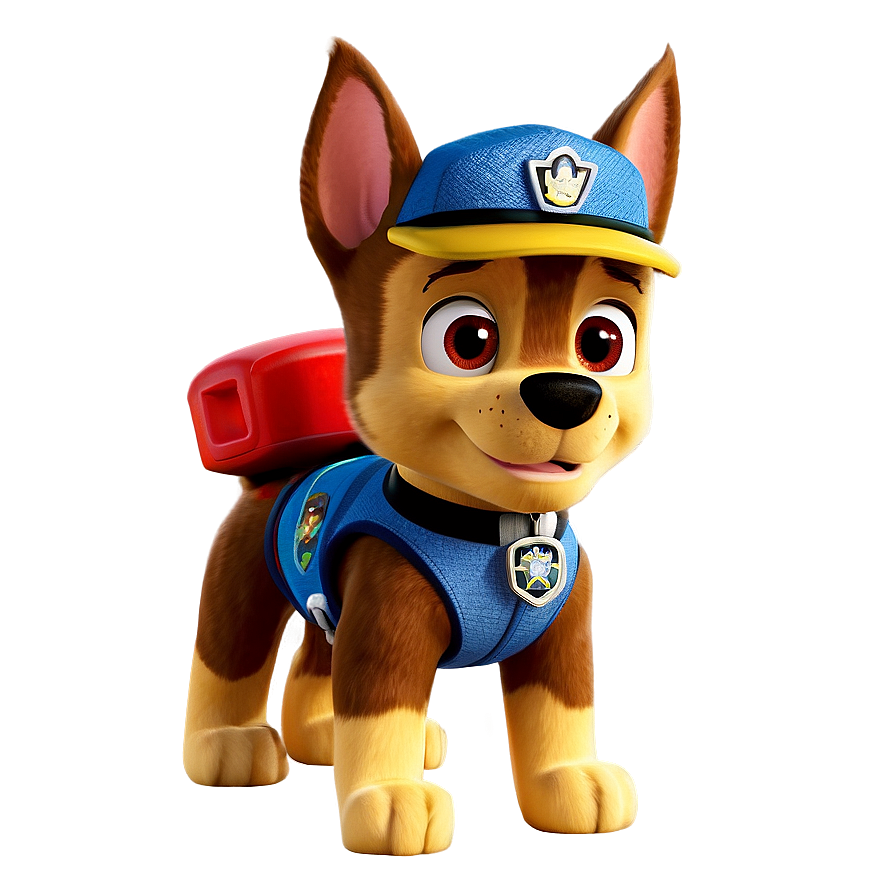 Download Animated Chase Paw Patrol Png Aqu69 | Wallpapers.com