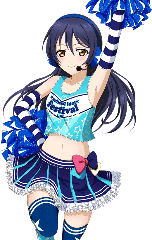 Animated Cheerleader Pose PNG