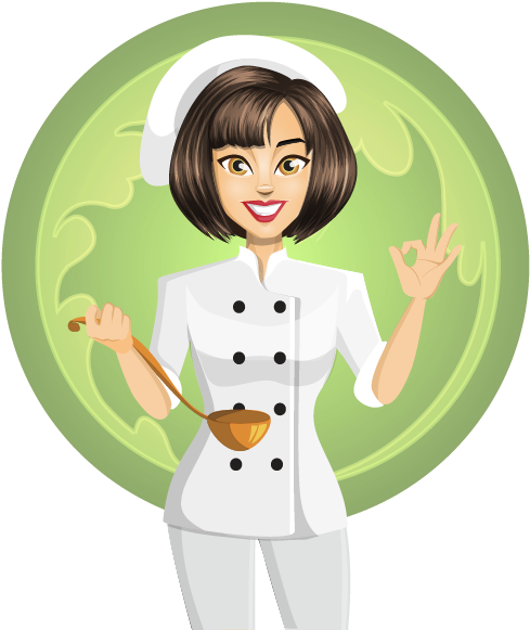 Download Animated Chef Character Giving O K Gesture | Wallpapers.com