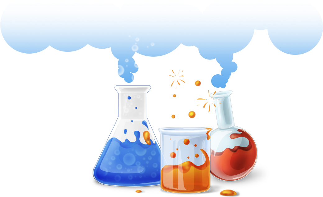 Animated Chemistry Experiment PNG