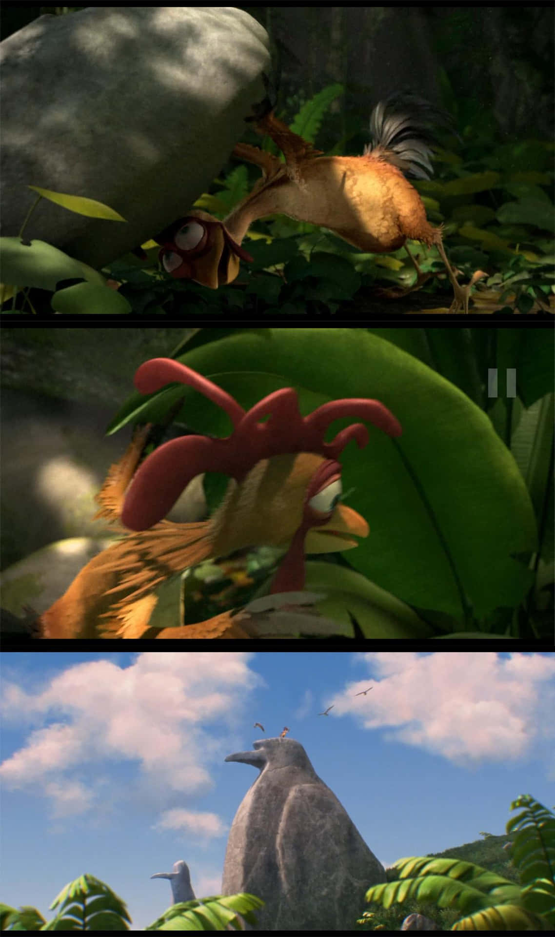 Animated Chicken Adventure Scenes.jpg Wallpaper