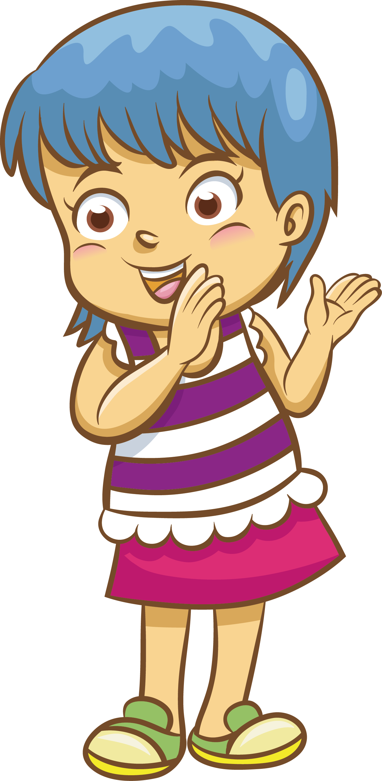 Animated Child Clapping PNG