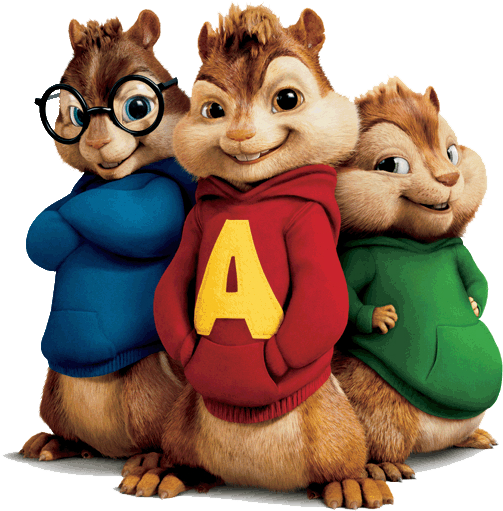 Animated Chipmunk Trio.png PNG