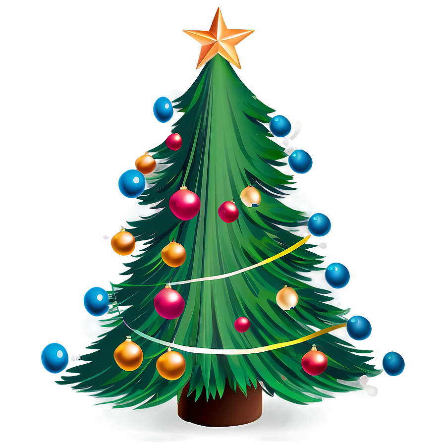 Animated Christmas Tree Transparent Png 05262024 PNG