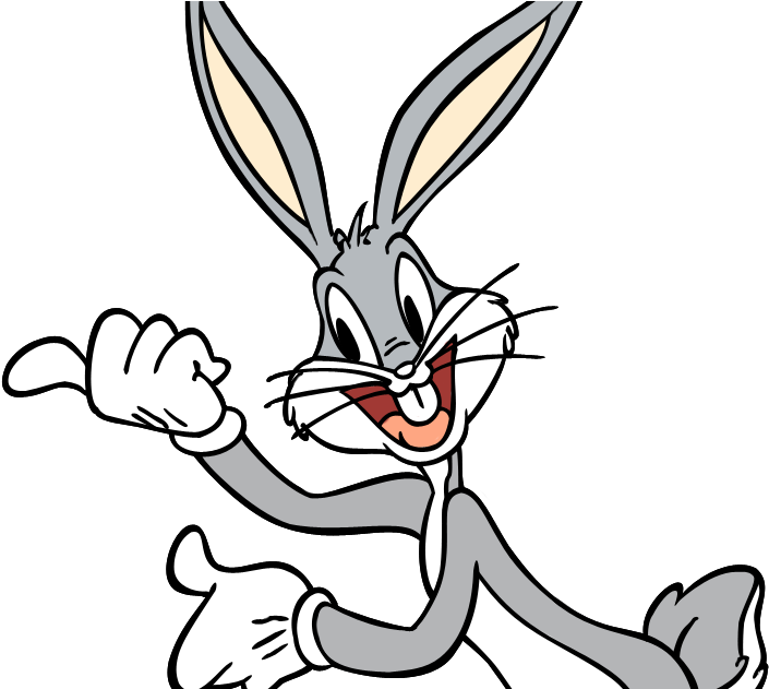 Animated Classic Bunny Thumbs Up PNG