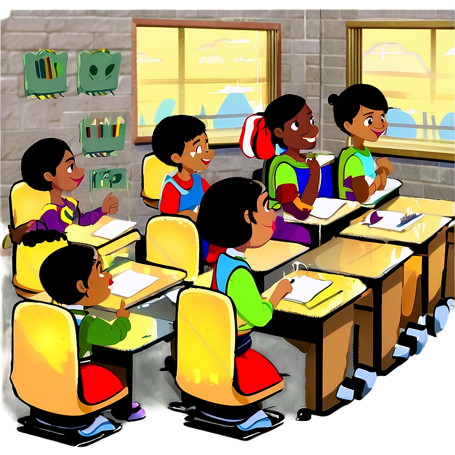 Download Animated Classroom Png Ork11 | Wallpapers.com