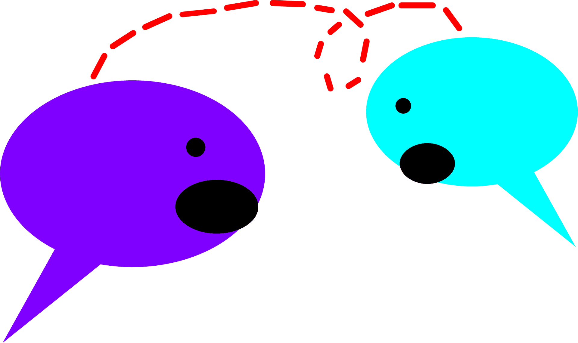 Animated Conversation Bubbles PNG