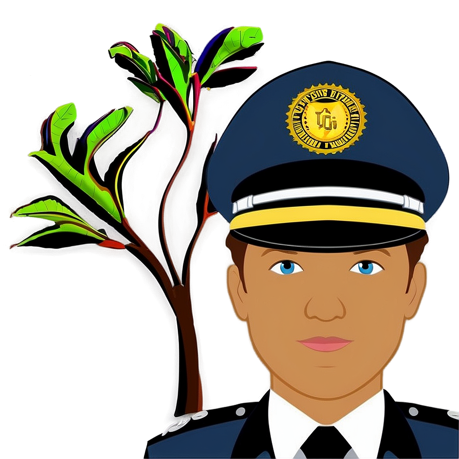 Animated Cop Png 06112024 PNG
