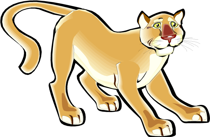 Animated Cougar Walking PNG