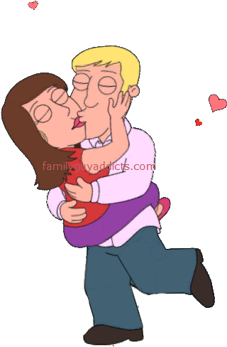 Animated Couple Kissing PNG