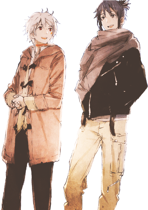 Animated Couplein Autumn Attire PNG