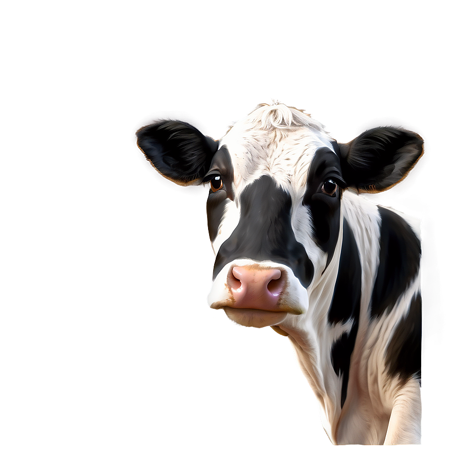 Animated Cow Face Png 06212024 PNG