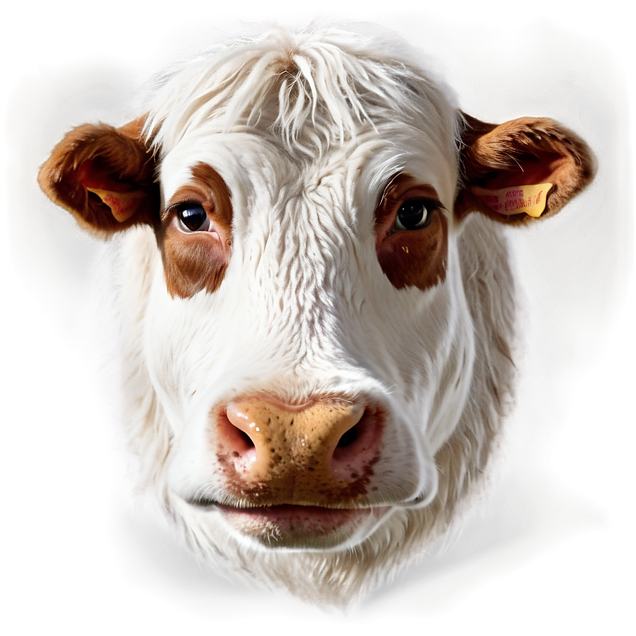 Animated Cow Head Png 06212024 PNG