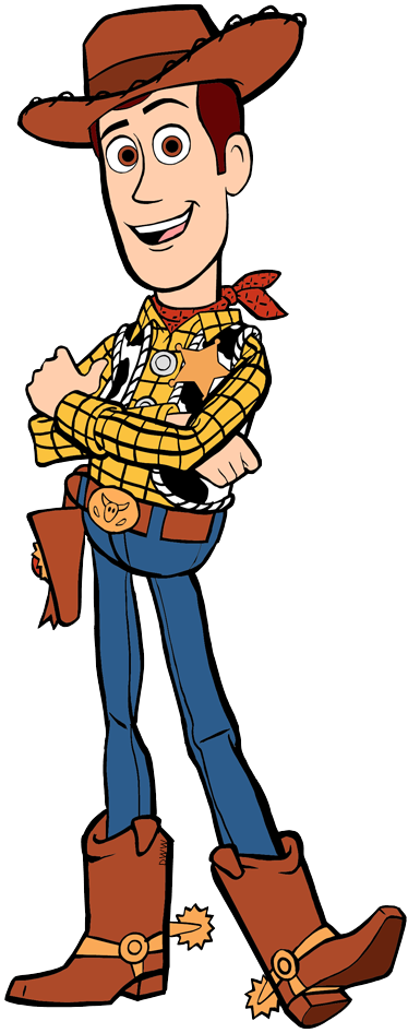 Animated Cowboy Character Standing PNG