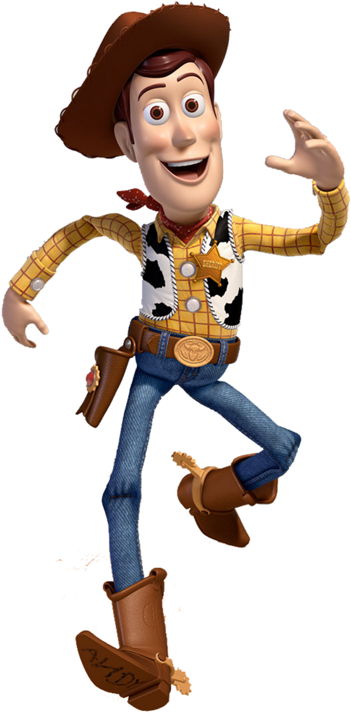 Animated Cowboy Character Woody PNG