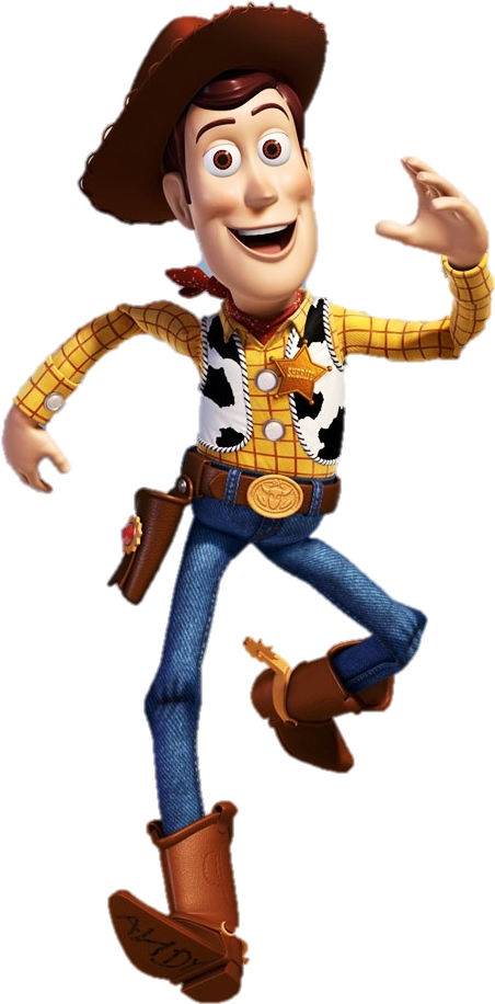Animated Cowboy Character Woody PNG