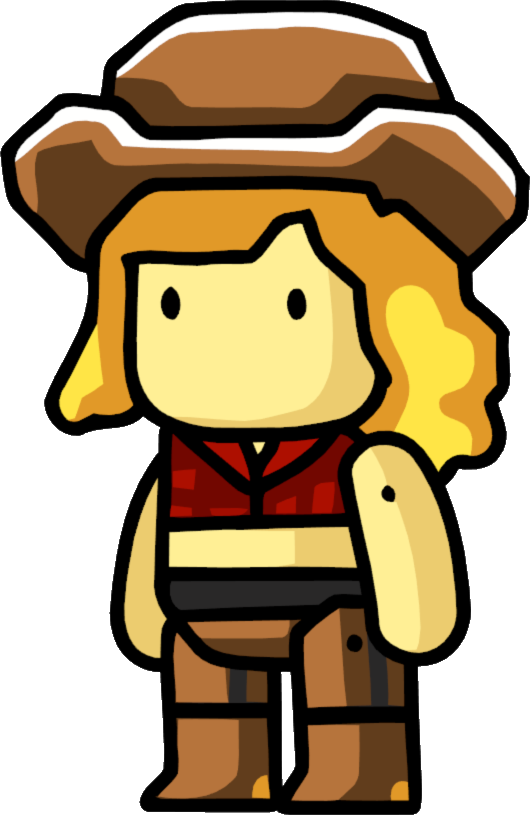 Animated Cowgirl Character.png PNG