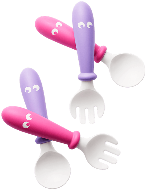 Animated Cutlery Friends PNG