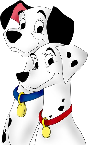 Animated Dalmatian Duo PNG