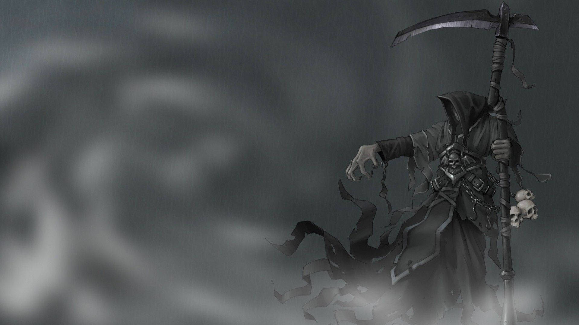 Animated Dark Grim Reaper HD Wallpaper
