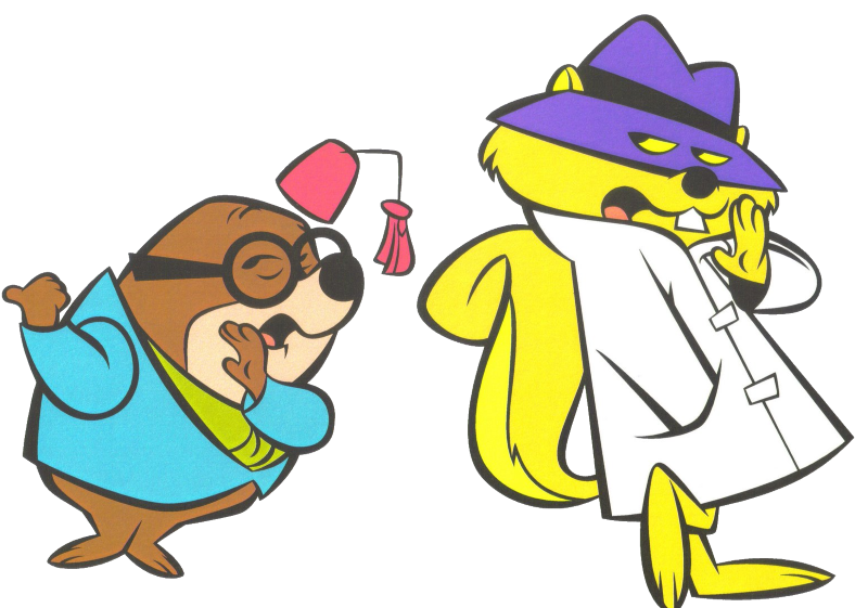 Animated Detective Duo PNG