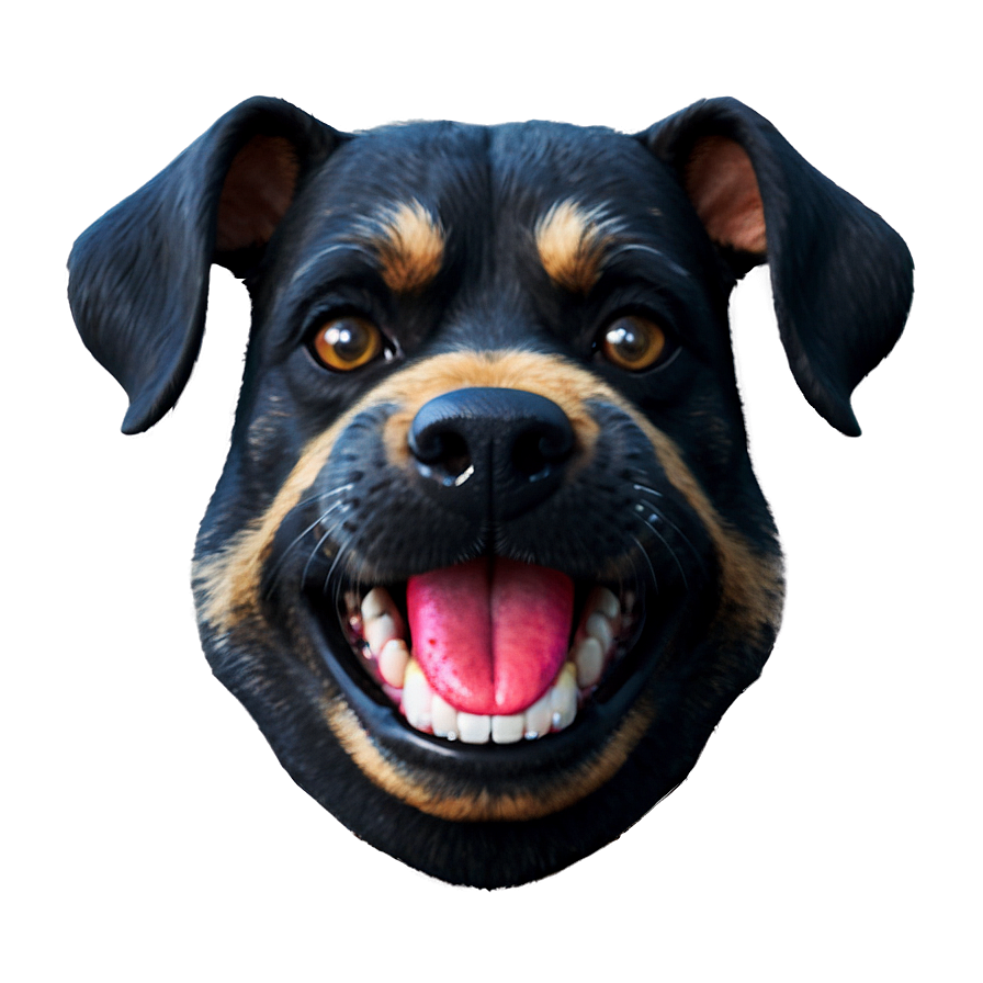 Animated Dog Face Emoji Png 06212024 PNG