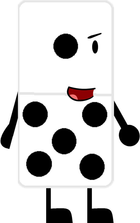 Animated Domino Character PNG