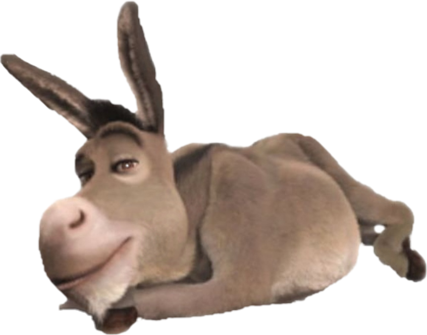 Animated Donkey Lying Down.png PNG