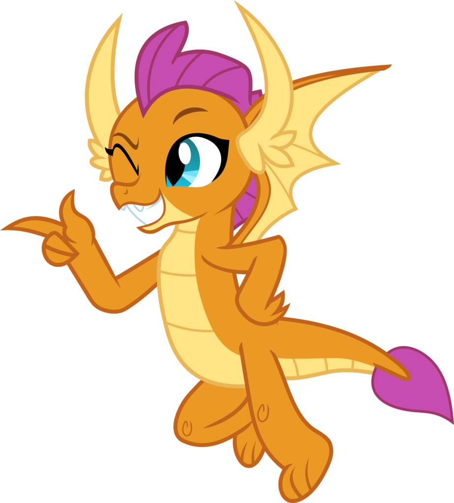 Animated Dragon Character Pointing PNG