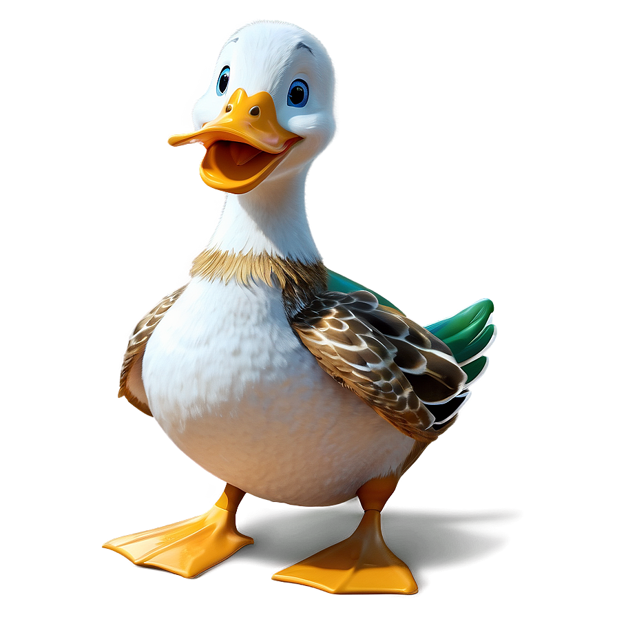 Animated Duck Character Png Exx61 PNG