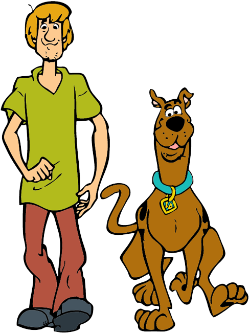 Animated Duoand Dog Cartoon PNG