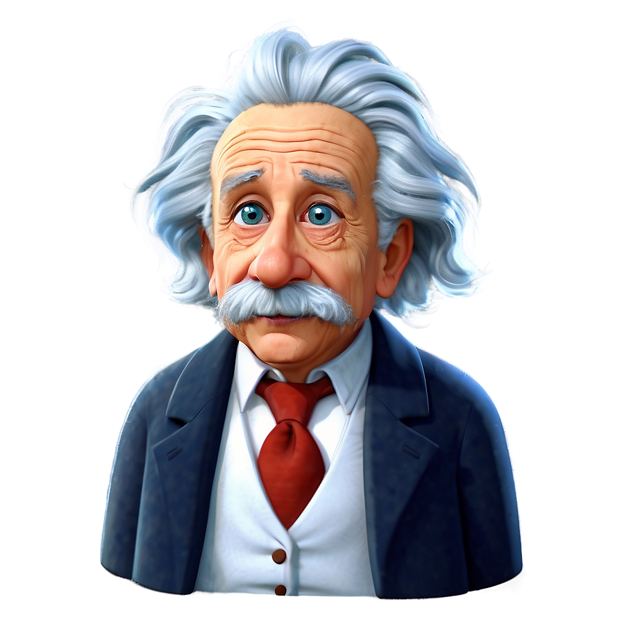Animated Einstein Character Png Jmm14 PNG