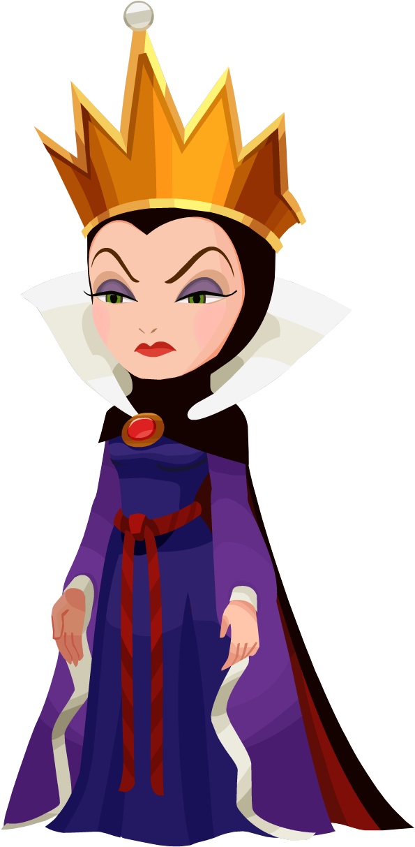 Animated Evil Queen Full Length Portrait PNG