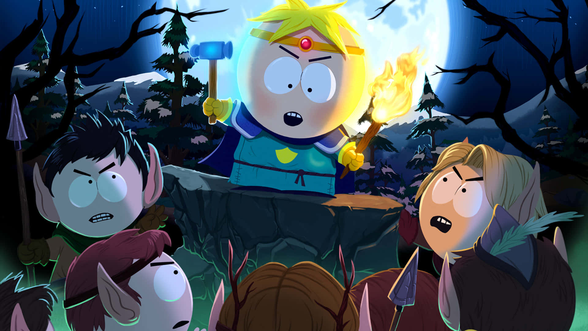 Animated Fantasy Adventure Butters Heroic Stance Wallpaper