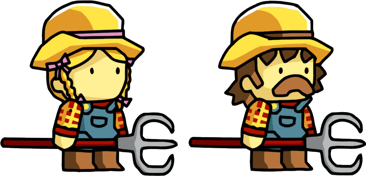 Animated Farmer Emotions PNG