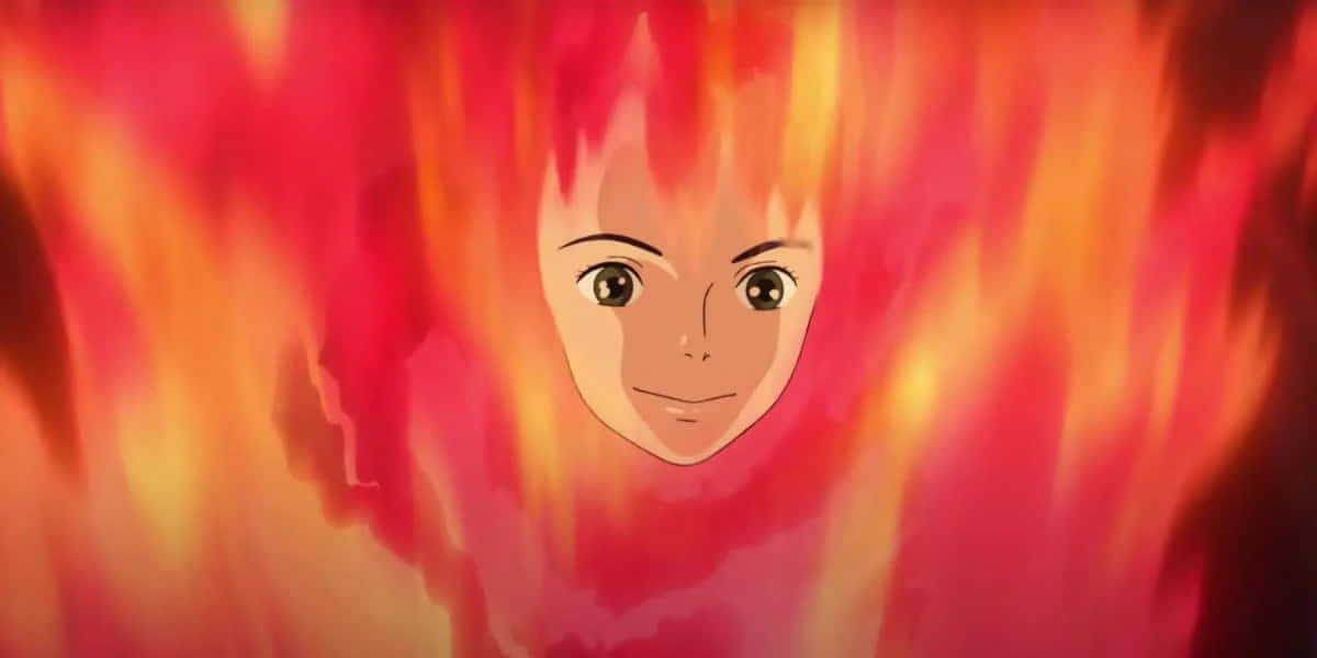 Animated Fire Child Smile Wallpaper