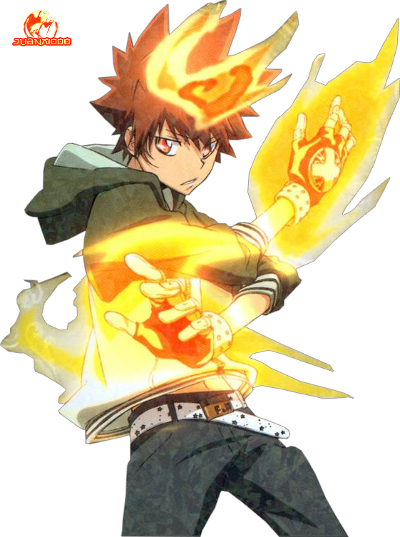 Animated Flame Power Character PNG