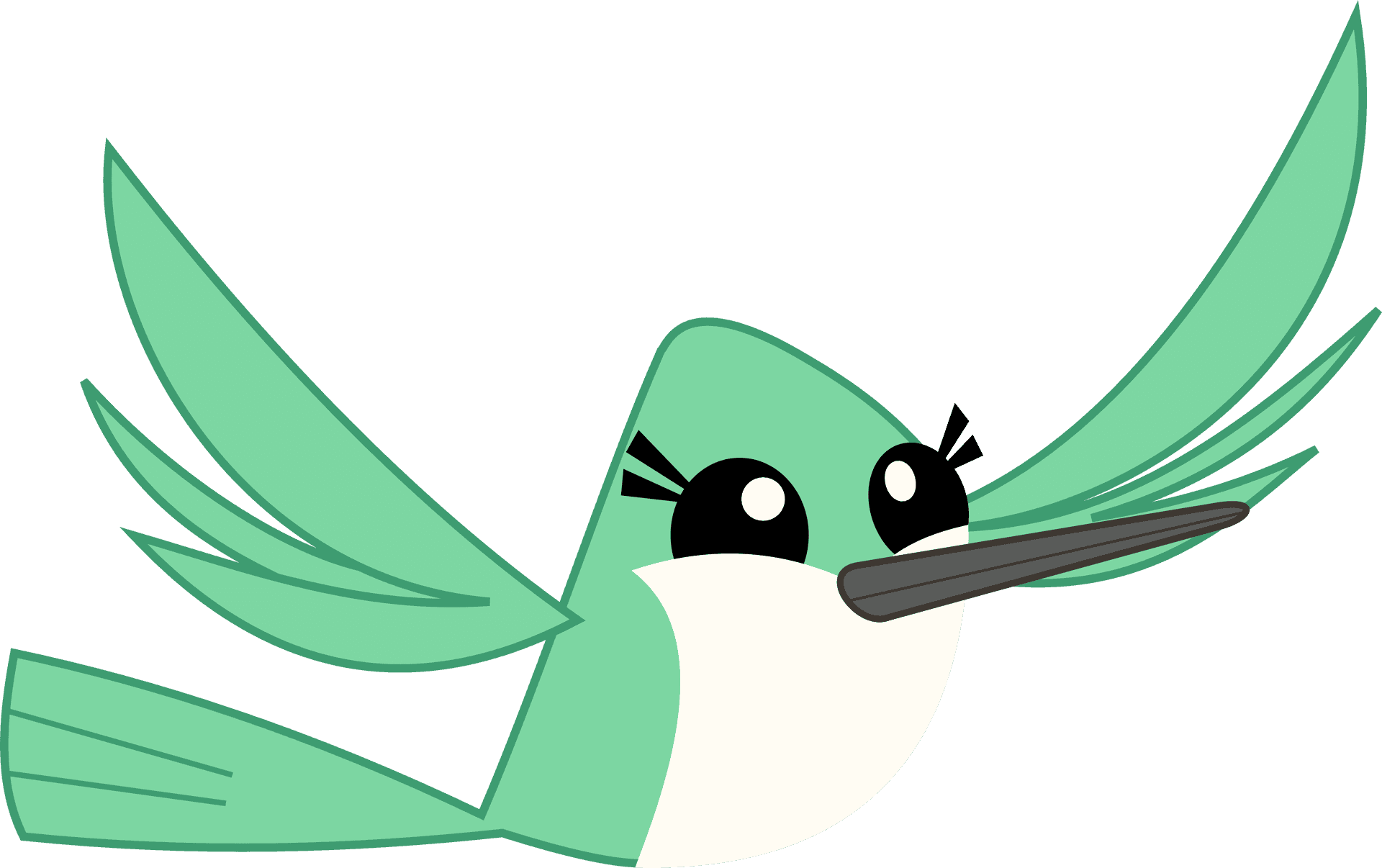 Animated Flying Bird Cartoon PNG