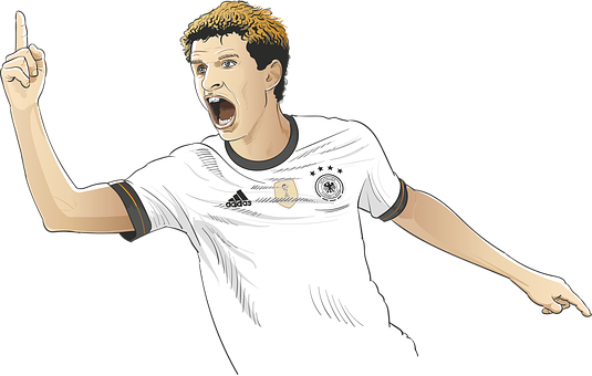 Animated Footballer Celebration PNG