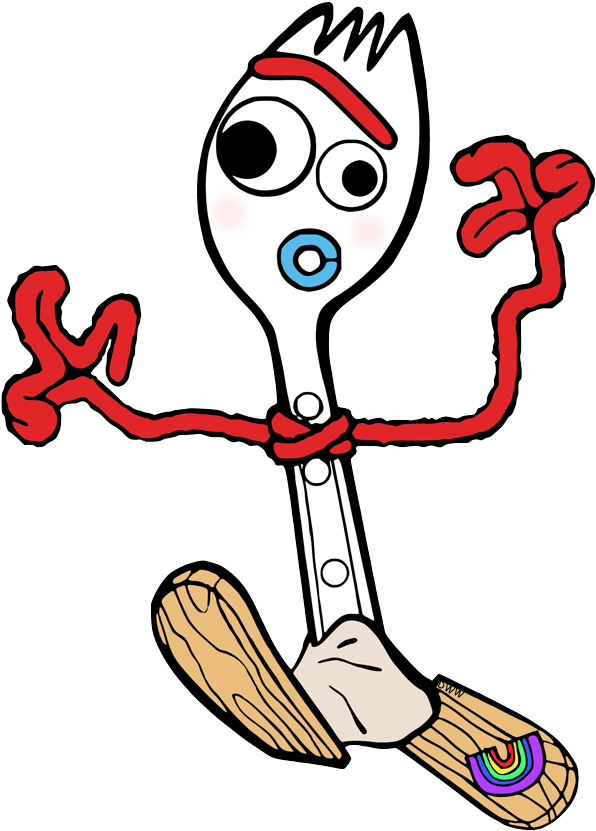 Download Animated Forky Character | Wallpapers.com