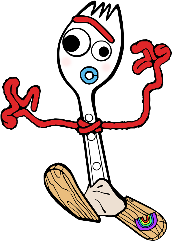 Animated Forky Character PNG