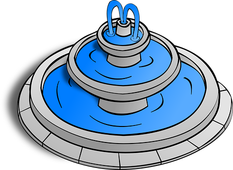Animated Fountain Graphic PNG