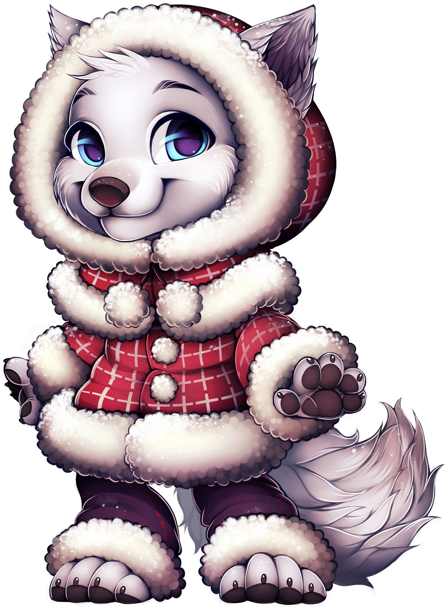Animated Foxin Winter Apparel PNG