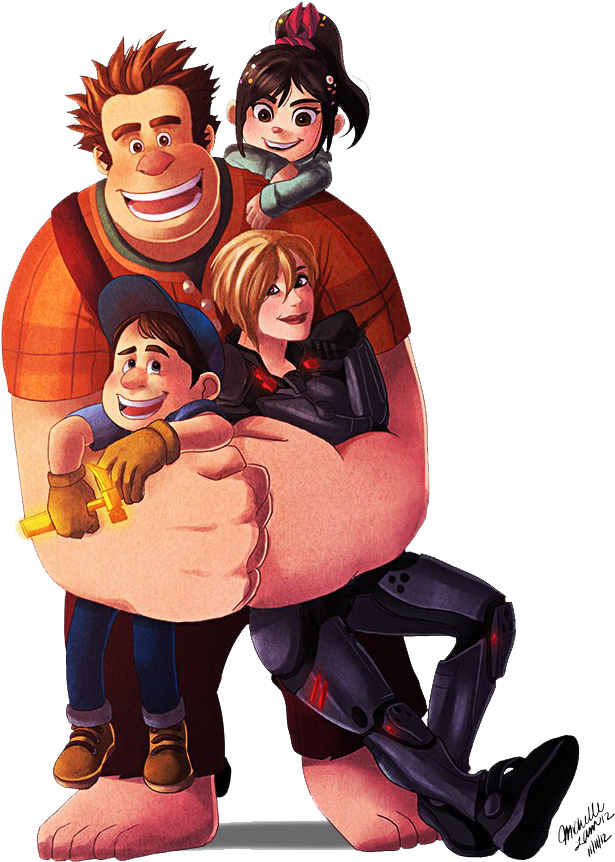 Animated Friends Group Hug PNG