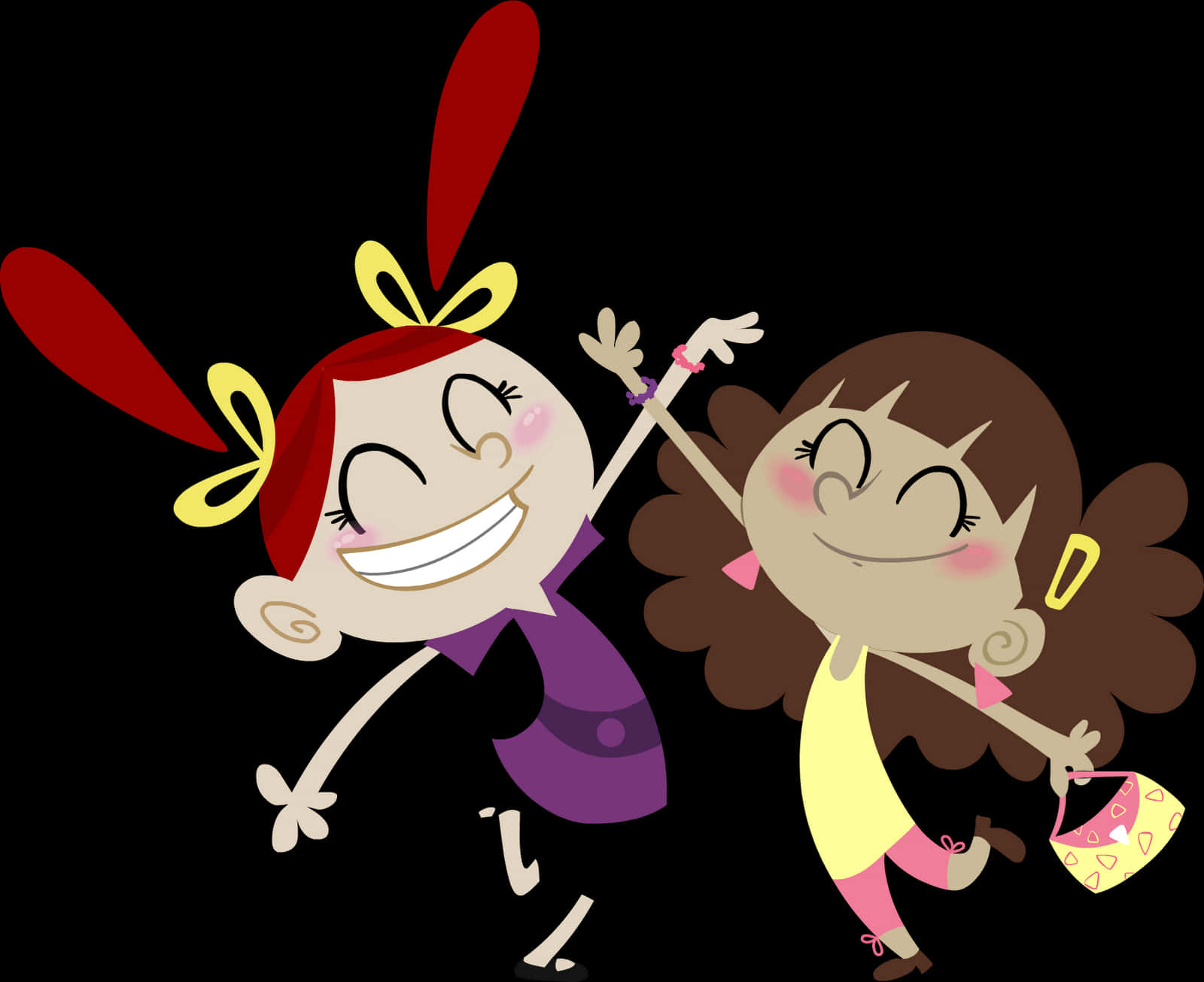 Animated Friends Happy Dance PNG