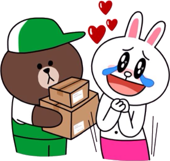 Animated Friends Sharing Gifts.png PNG