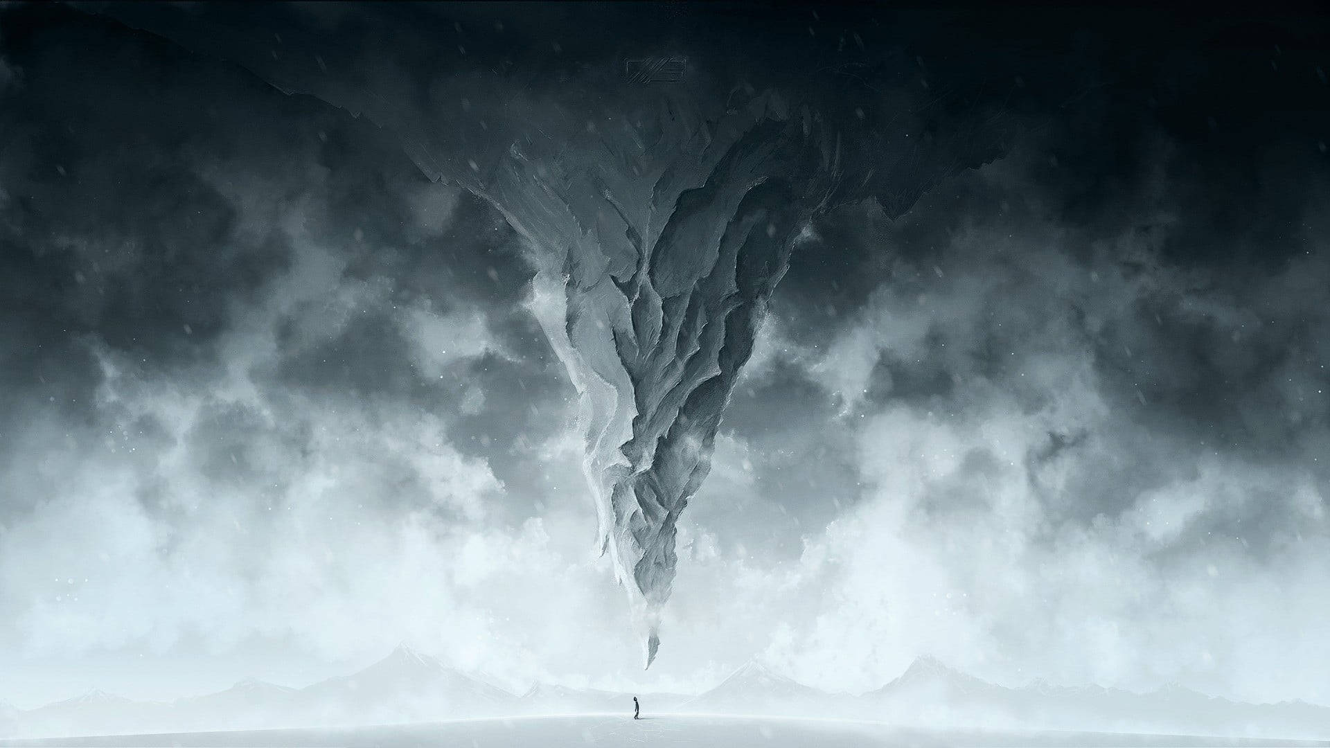 Animated Frozen Upside Down Tornado Wallpaper