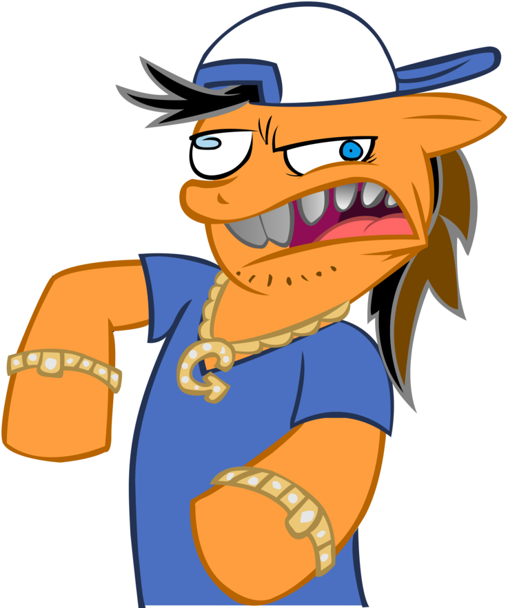 Animated Gangster Cat Character PNG